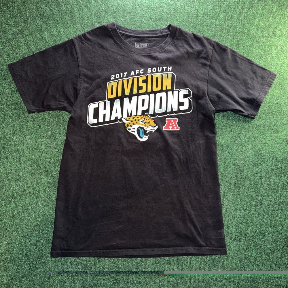 jacksonville jaguars 2017 Champs T Shirt Men's S Black Graphic NFL T